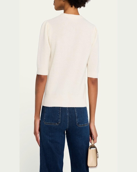 Shrunken Short-Sleeve Cardigan