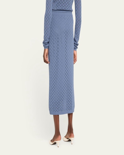 Addison Pointelle Knit Skirt