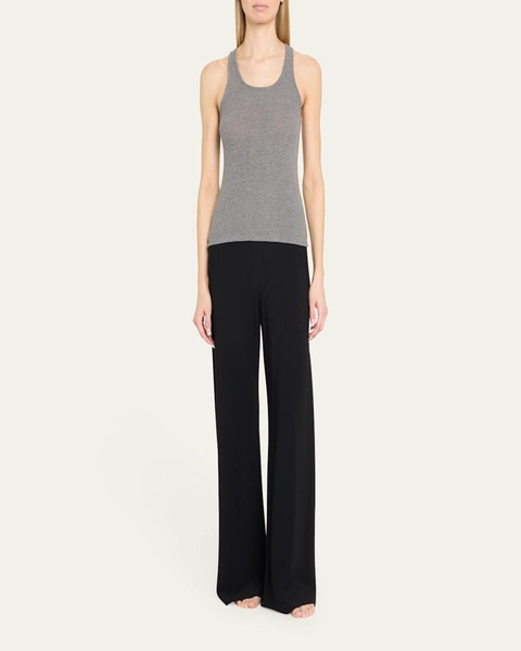 Di Maria Ribbed Scoop-Neck Tank