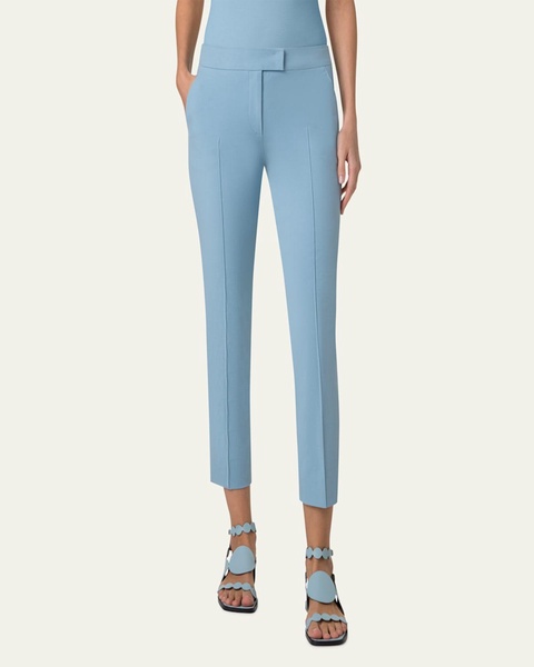 Frankie Gabardine Cropped Pants