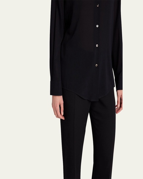 Elia Button Down Silk Blouse
