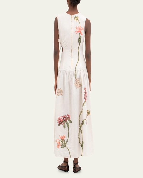 Otono Orquidea Cutout Midi Dress