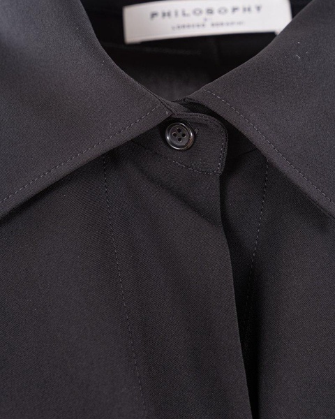 Philosophy Di Lorenzo Serafin Draped Poplin Shirt