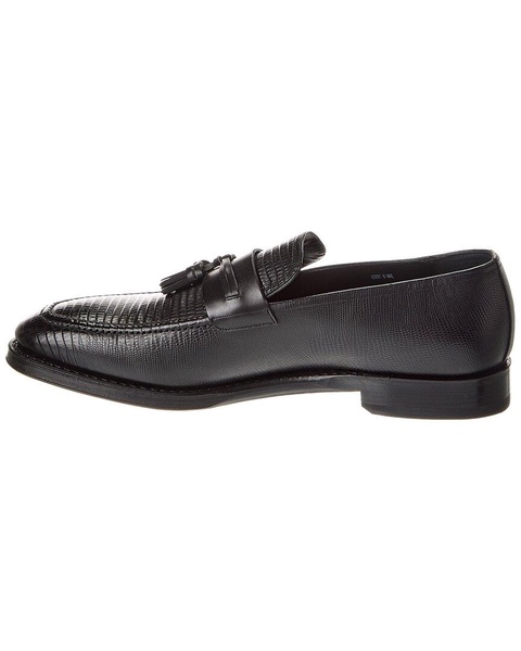 Bally Scuvier Embossed Leather Loafer