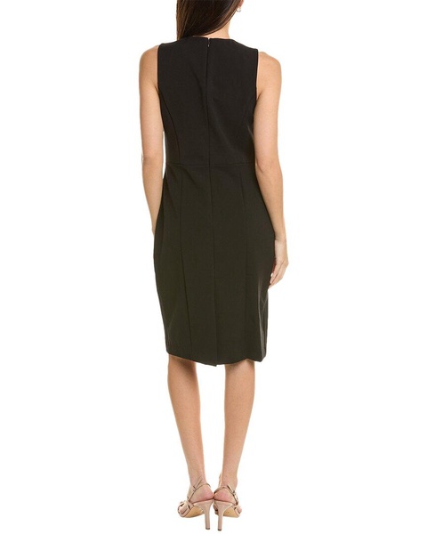 seamed front sheath dress