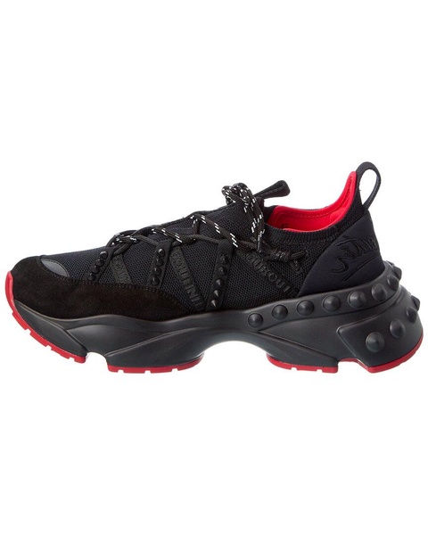 Christian Louboutin Trailnrun Leather & Mesh Sneaker
