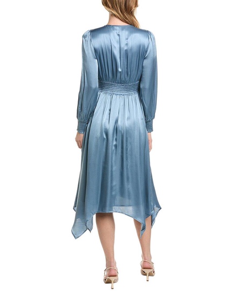 AllSaints Estelle Silk-Blend Mini Dress