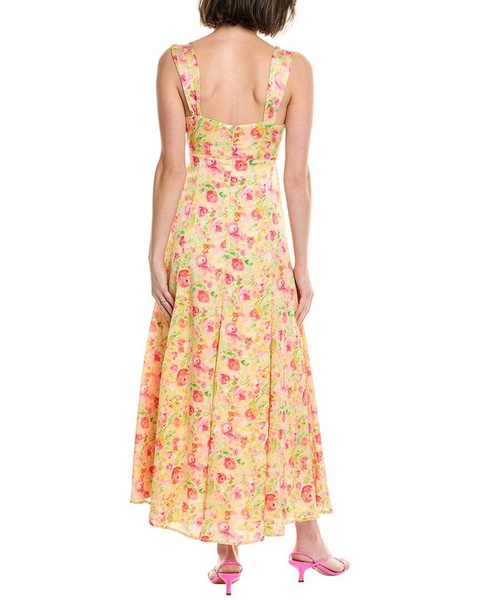 ASTR the Label Twist Bust Midi Dress