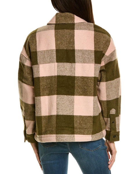AllSaints Luella Check Wool-Blend Jacket