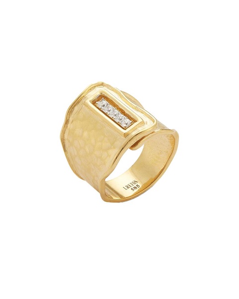 I. Reiss 14K 0.20 ct. tw. Diamond Cuff Ring