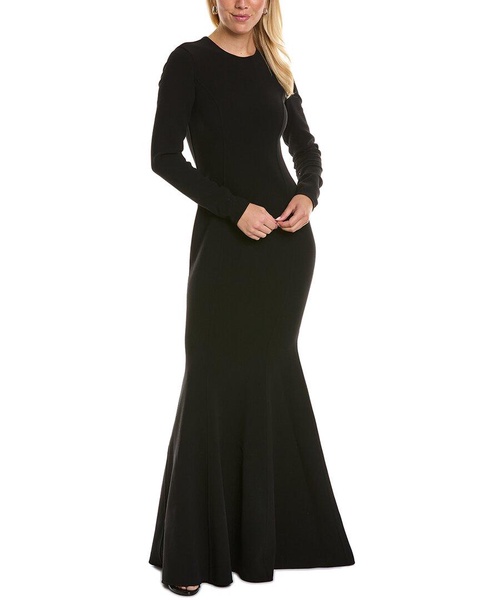 Michael Kors Collection Wool-Blend Fishtail Gown