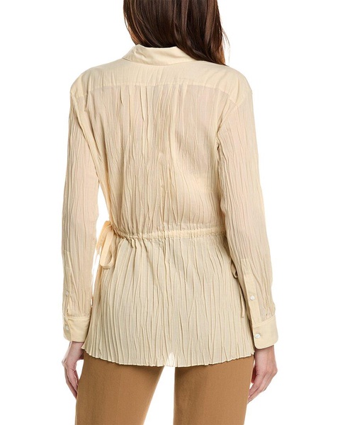 pleated shirt