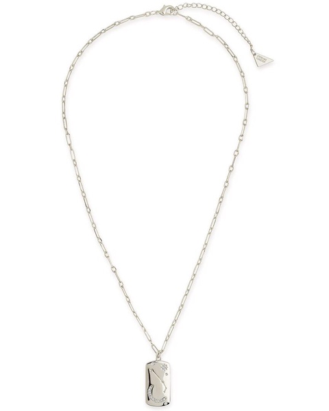 Sterling Forever Aries Constellation Dog Tag Necklace