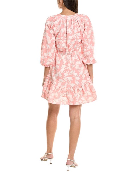 Shoshanna Adelia Linen-Blend Mini Dress