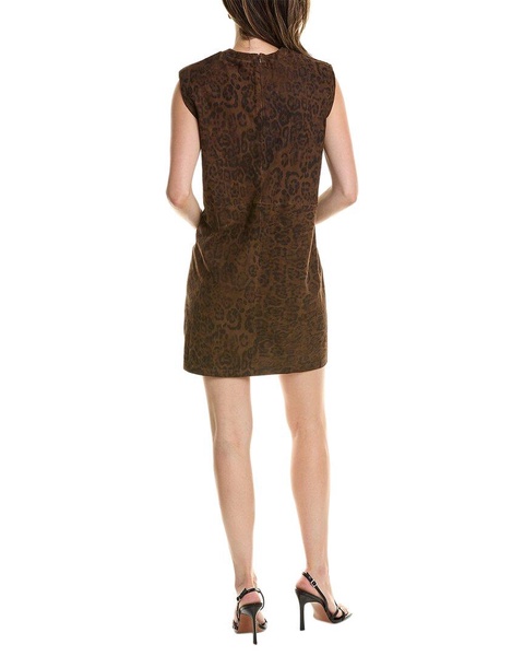 AllSaints Mika Leo Suede Shift Dress