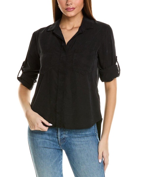 Bella Dahl Split Back Button-Down Shirt