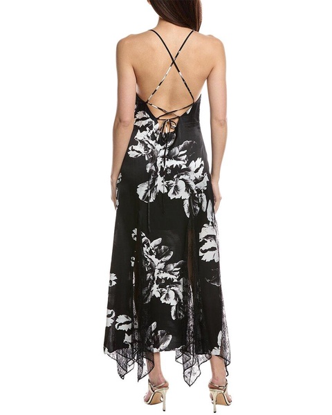 AllSaints Jasmine Silk-Blend Maxi Dress