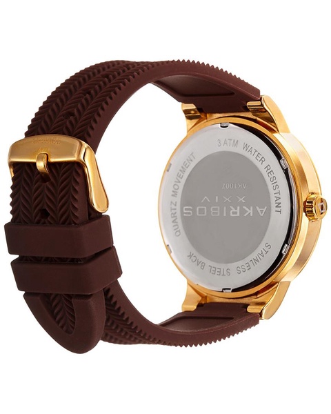 Akribos XXIV Men's Silicone Watch
