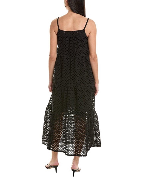 eyelet maxi dress