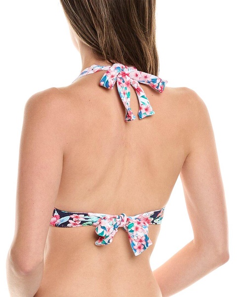 Tommy Bahama Island Cays Flora Reversible Halter Bikini Top