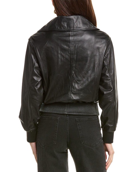 AllSaints Etta Leather Jacket