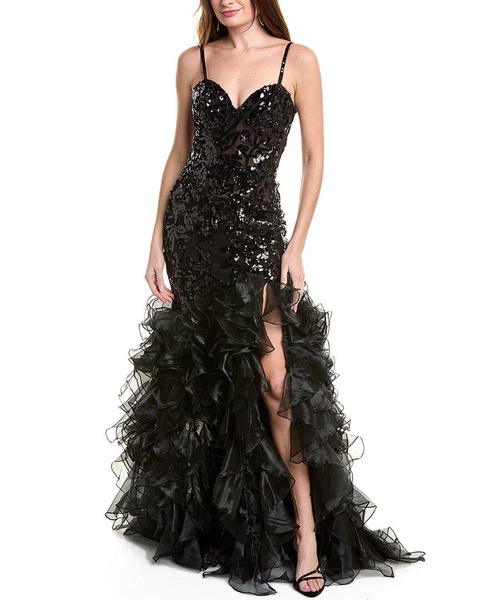Jovani Embellished Mermaid Gown