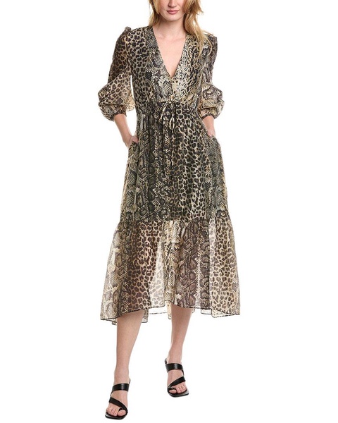 AllSaints Rosia Midi Dress