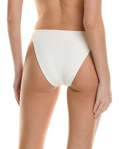 carolyn textured low-cut strappy bikini bottom