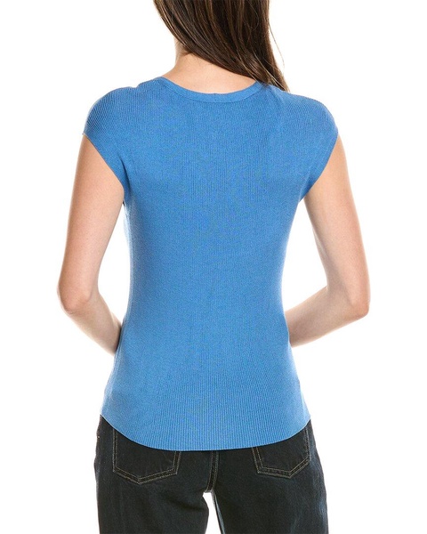 Lafayette 148 New York Marled V Neck Sweater