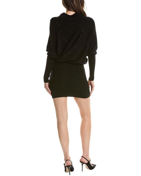 AllSaints Ridley Sparkle Wool-Blend Sweaterdress