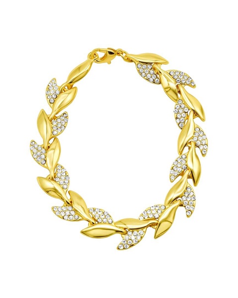 ADORNIA 14K Plated Statement Bracelet