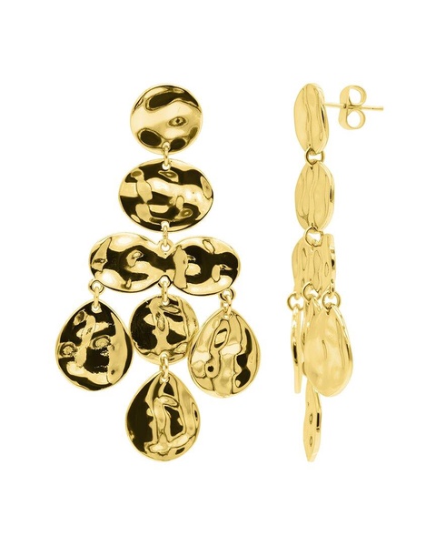ADORNIA 14K Plated Cascade Earrings