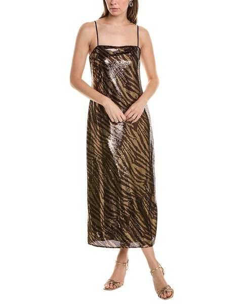 AllSaints Bonnie Tiger Midi Dress