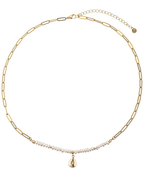 Eye Candy LA Violet NorthStar Pendant Necklace