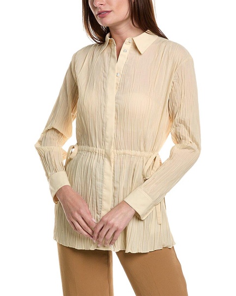 pleated shirt