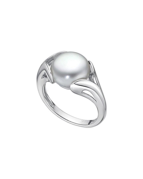 BELPEARL Silver 11-10.5mm Pearl Ring