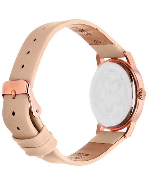 Burgi Women's Leather Watch