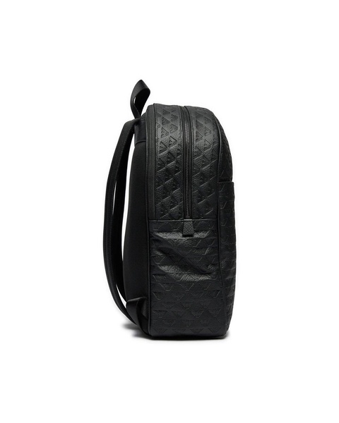 All-over Debossed Logo Zipped Backpack