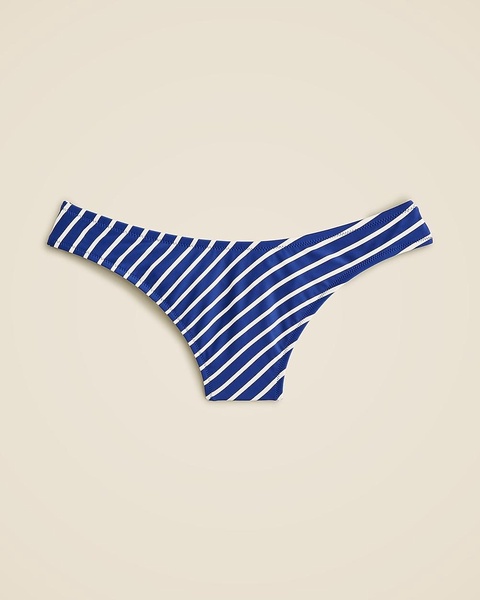 '90s high-leg bikini bottom in stripe