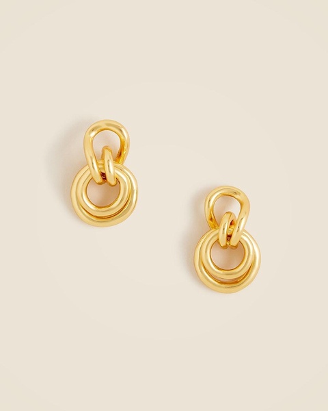 Link drop earrings
