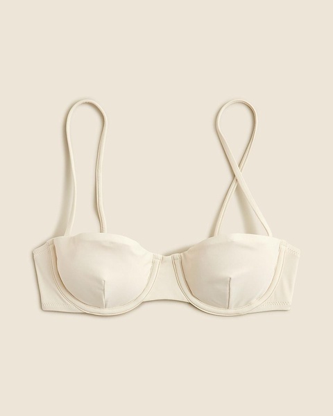 Balconette underwire bikini top