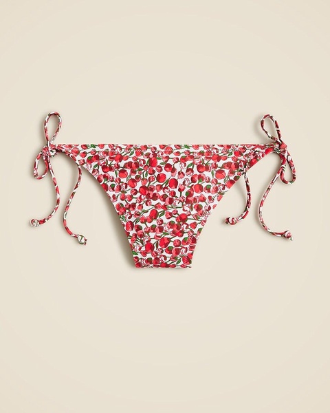 String hipster bikini bottom in Liberty® Eliza's Red fabric