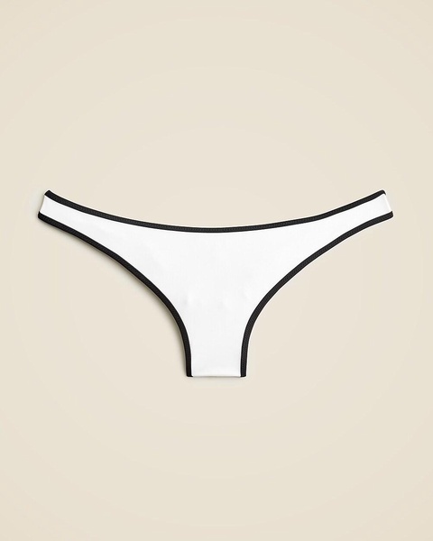 1989 high-leg tipped bikini bottom