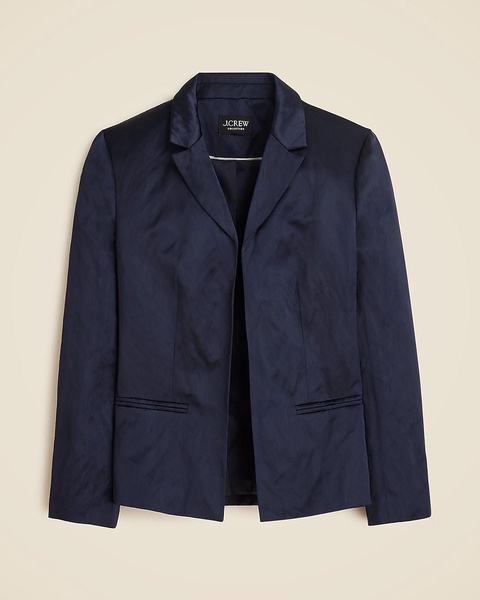 Slim-fit blazer in satin