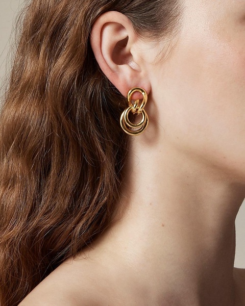 Link drop earrings