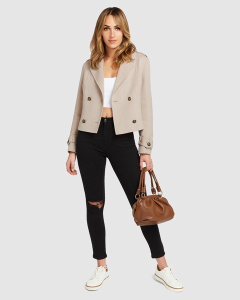 Women's Better Off Military Peacoat