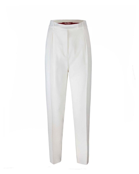 Pleat Detailed Tapered Trousers