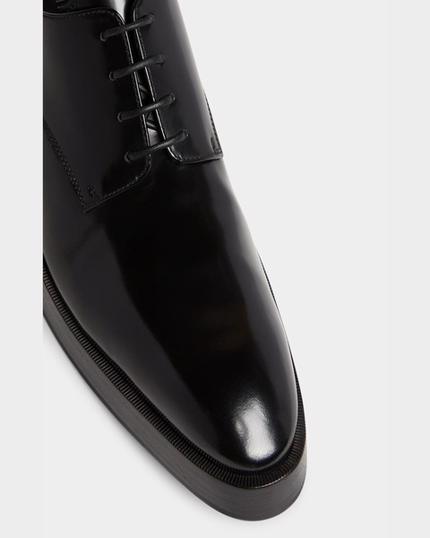 Men's Dalton Cuban-Heel Leather Derby Shoes