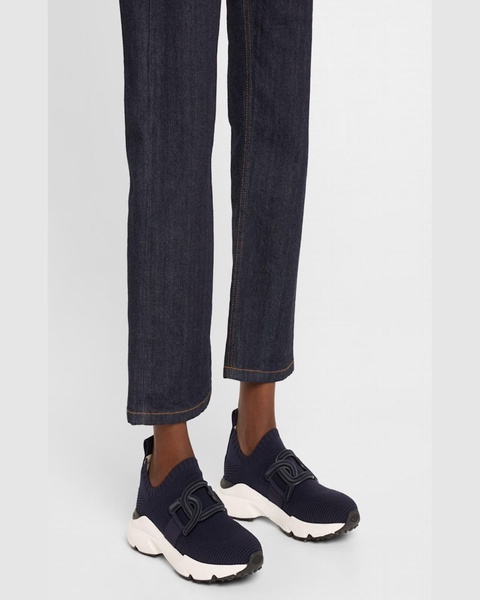 Stretch Knit Chain Runner Sneakers