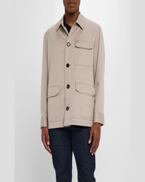Men's Cotton and Wool Work Jacket